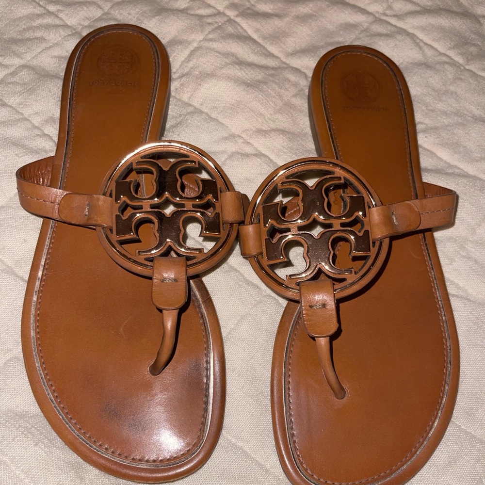 TORY BURCH MILLER Sandals - Leather, Metal Miller